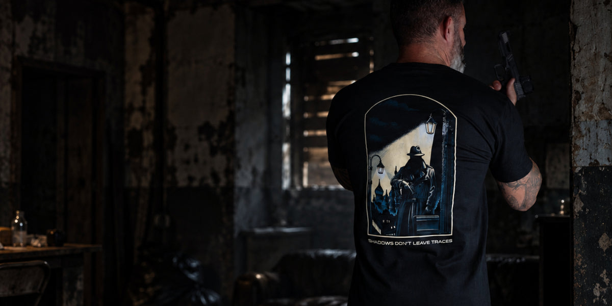 Shadows Don't Leave Traces collab tee