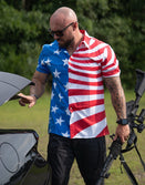 Button-Ups-American Flag Button-up - Savage Tacticians