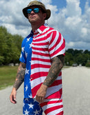 Button-Ups-Old Glory Button-up - Savage Tacticians