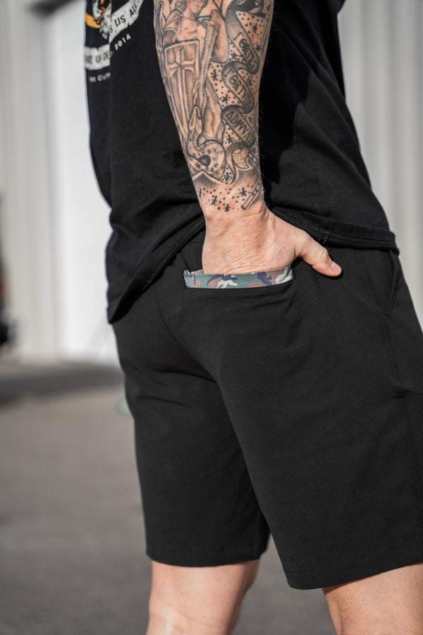 Shorts Men-Weekender Shorts - Black - Savage Tacticians