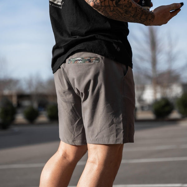 Shorts Men-Weekender Shorts - Gray - Savage Tacticians
