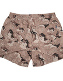 Swim Shorts-Swim Trunks - Chocolate Chip Desert - Savage Tacticians