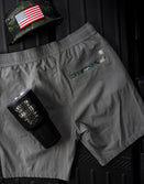 Shorts Men-Weekender Shorts - Gray - Savage Tacticians