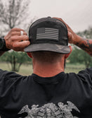 STMC® Black Ripstop Flag Hat