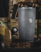 Drinkware-Topo - Gray 20 oz Tumbler - Savage Tacticians