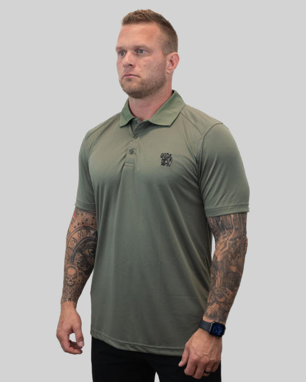 polo-ST Polo - Military Green - Savage Tacticians
