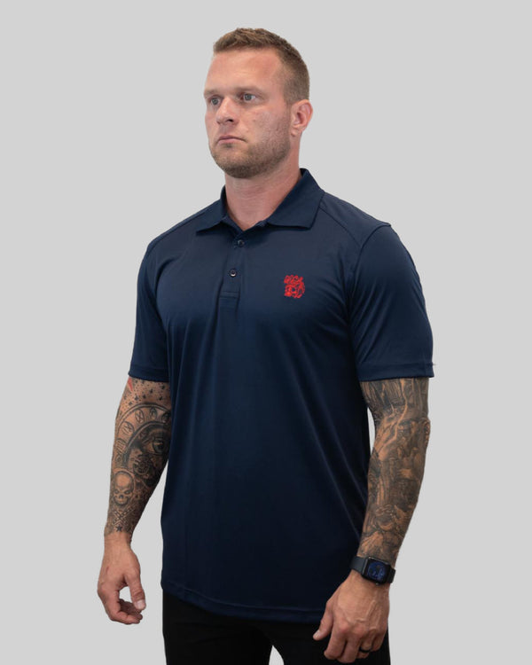 polo-ST Polo - Navy Blue - Savage Tacticians