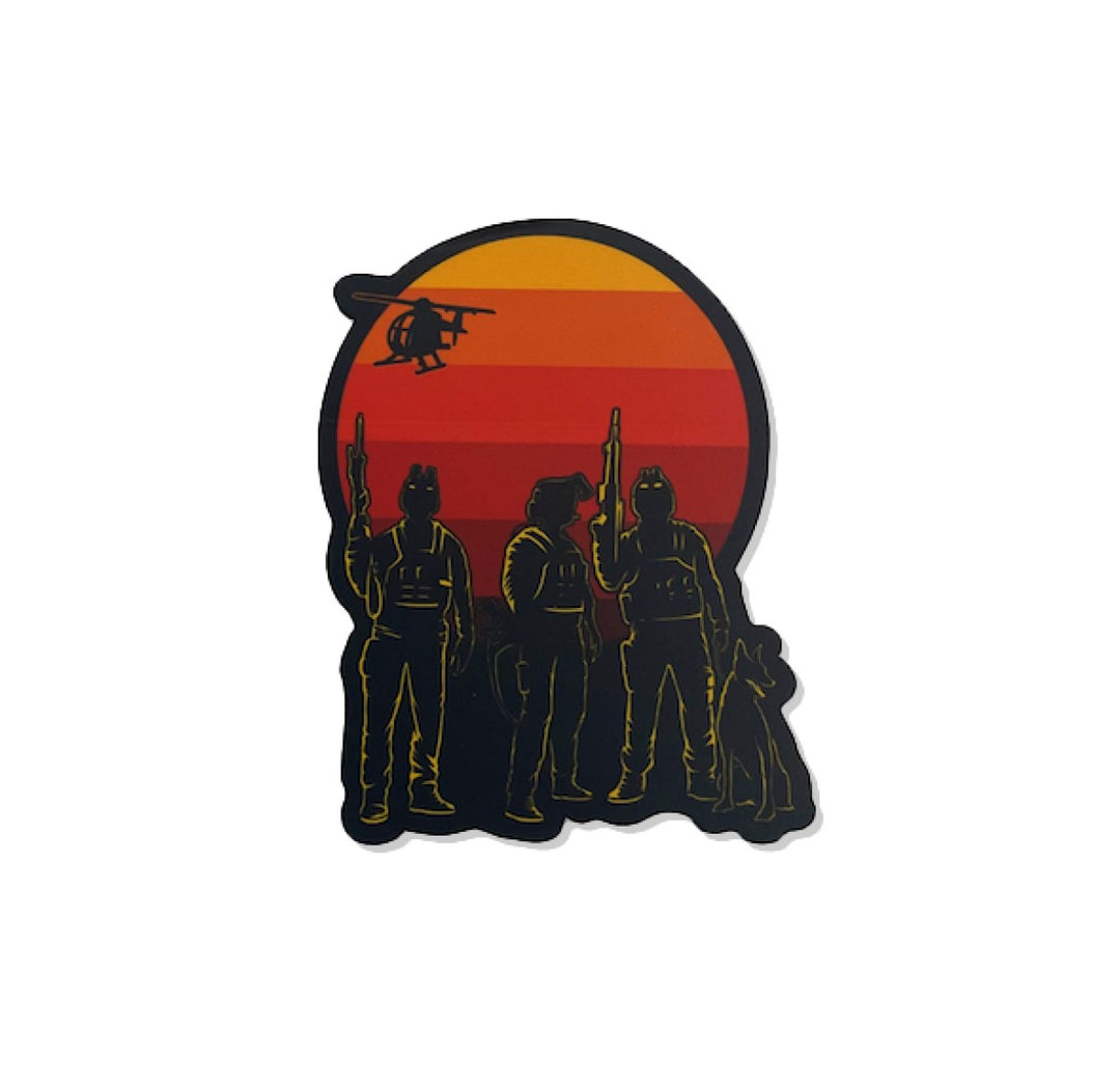 Unity Sunset Sticker – Savage Tacticians