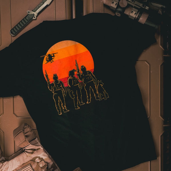 Graphic Tee-Unity Sunset - Savage Tacticians