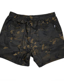 Swim Shorts-Swim Trunks - STMC® Black - Savage Tacticians