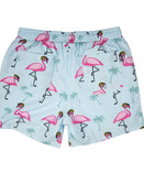 Swim Shorts-Swim Trunks - Flamingo Team Six - Savage Tacticians