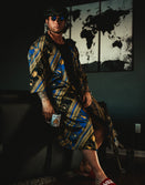 MEN-Savage Kimono Silk Robe - Medusa - Savage Tacticians