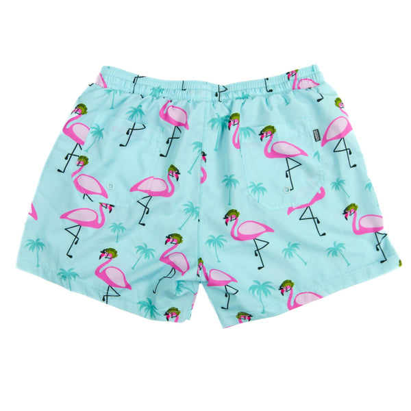 Swim Shorts-Swim Trunks - Flamingo Team Six - Savage Tacticians