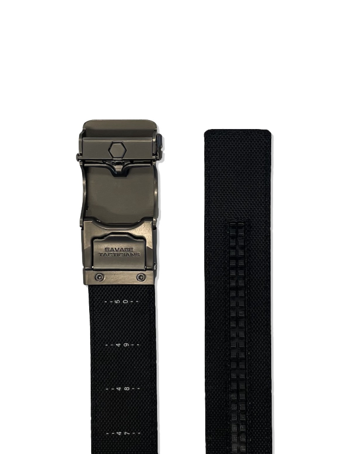 Maxx Carry Black EDC Tactical Gun Belt Reinforced Liner Ratchet Track Technology Design Adjustable Up to 50