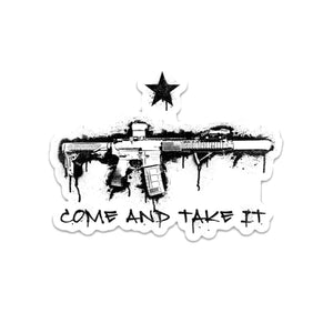 Stickers-Come and Take it sticker - Savage Tacticians