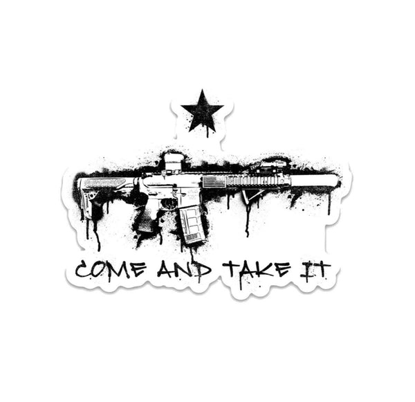 Stickers-Come and Take it sticker - Savage Tacticians