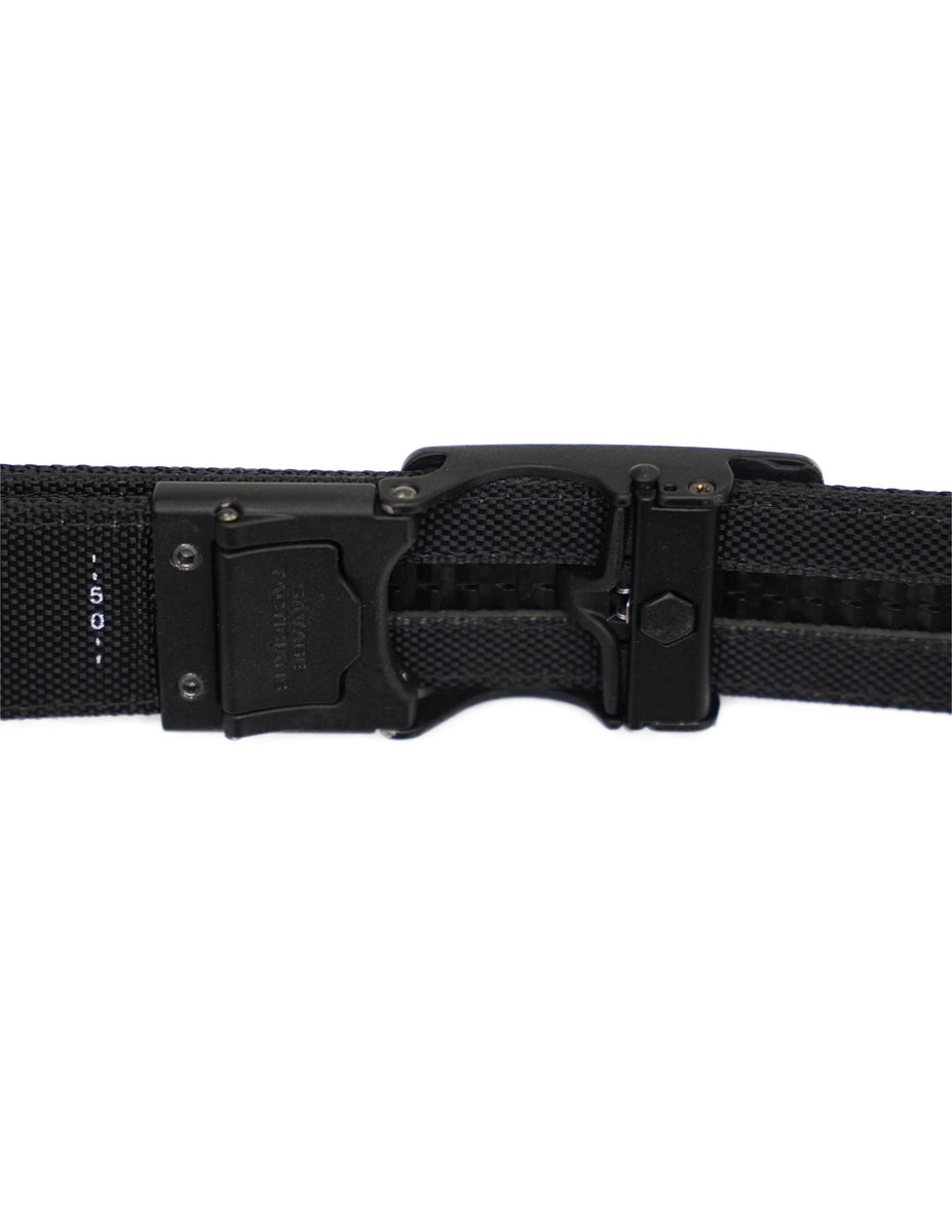 Black Nylon EDC Ratchet Belt Savage Tacticians