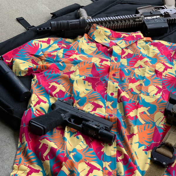 MEN-Spray & Pray Button-up - Savage Tacticians