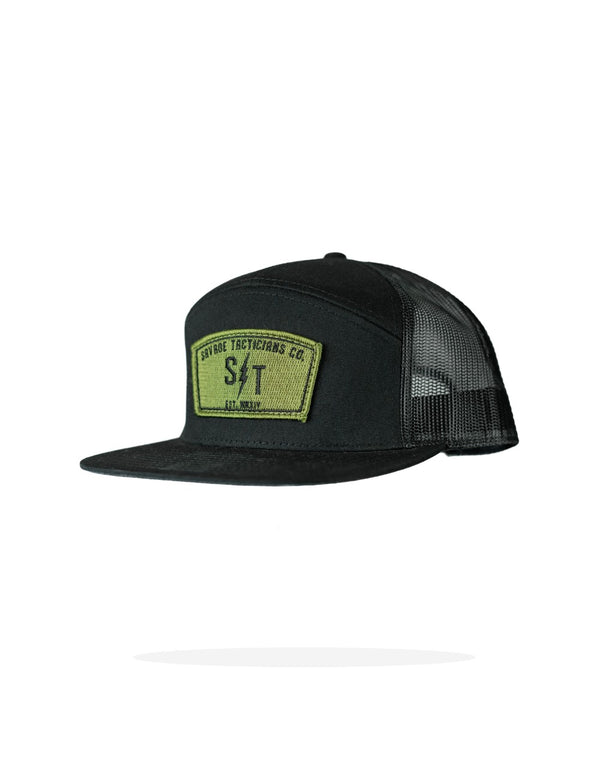 Headwear-ST Co. Patch Hat - Black - Savage Tacticians